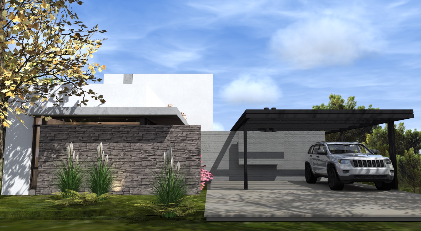Render frontal de Casa ALBA